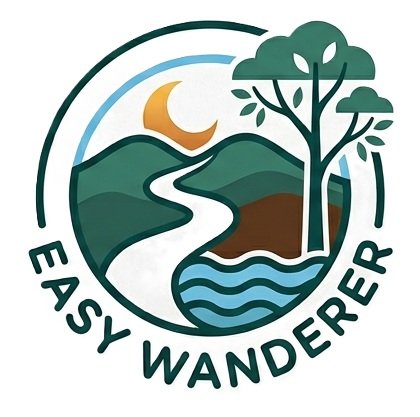 Easy wanderer logo - Making travel easier for van lifers and grey nomads.